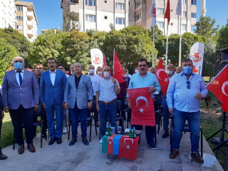 Samsunlulardan Azerbaycan’a destek