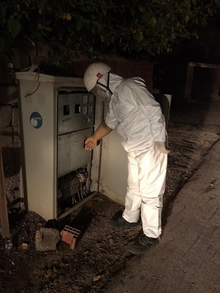 Karantina bölgelerinde kesintisiz enerji nöbeti