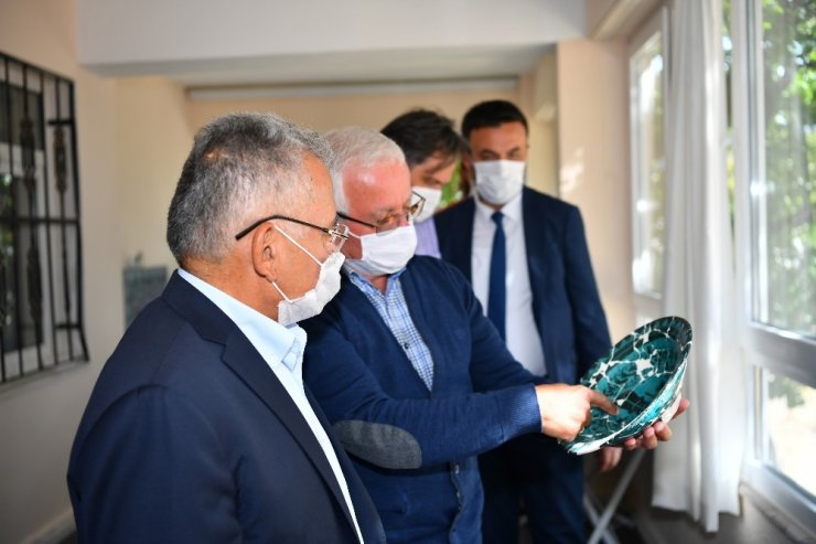 Başkan Büyükkılıç’tan “Keykubadiye Sarayı” İncelemesi