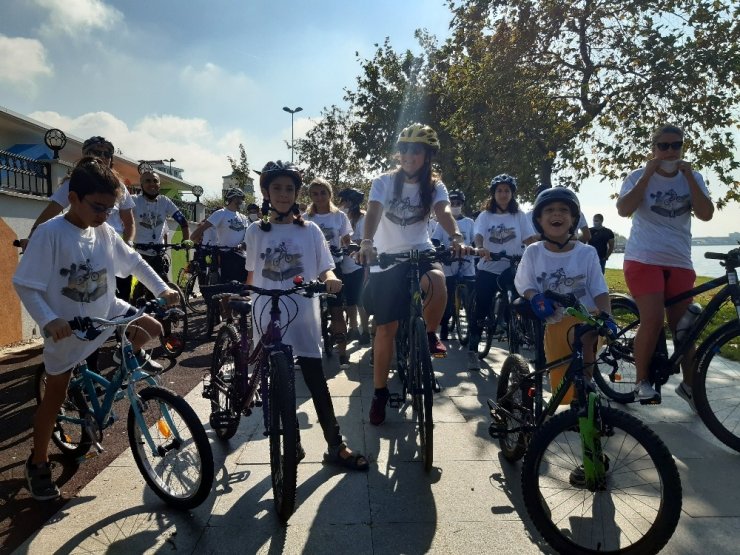 Küçükçekmece’de pedallar kuşlar için çevrildi