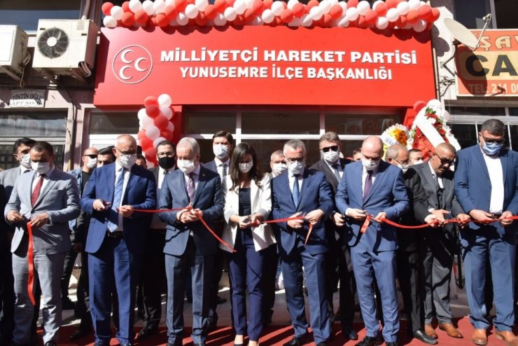 MHP Yunusemre ilçe binasının açılışı yapıldı