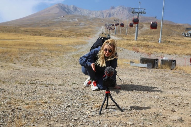Ukraynalı sosyal medya fenomenleri Erciyes’i tanıttı