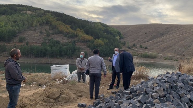 Vali Epcim Milletvekili Battal’la birlikte incelemelerde bulundu