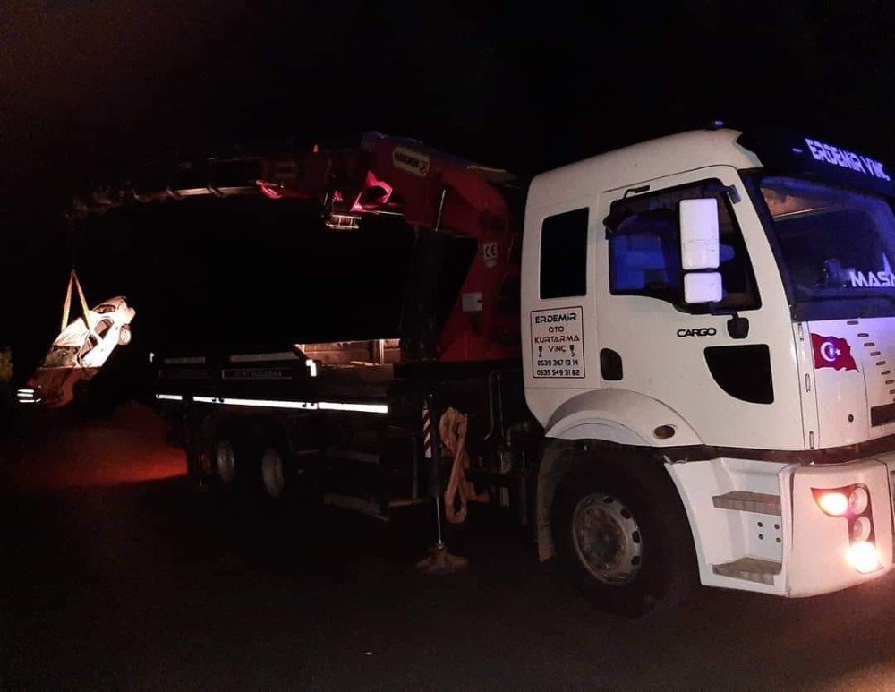 Alanya’da feci kaza! Uçuruma yuvarlanan otomobilde 1 ölü 1 ağır yaralı