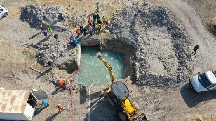 Polatlı’nın 30 yıllık su çilesini bitirmek için ilk çalışma başladı