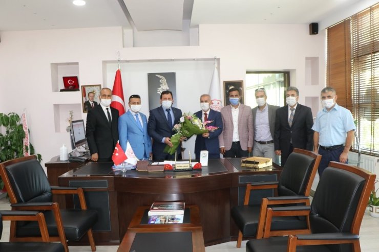 Kahramanmaraş Gençlik ve Spor Şube Müdürlerinden Kabakçı’ya ziyaret