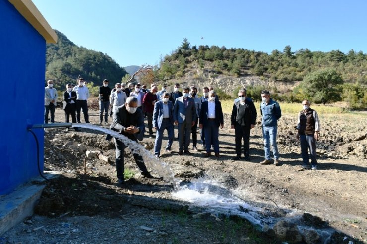 Köyün su sorunu güneş paneli çözecek