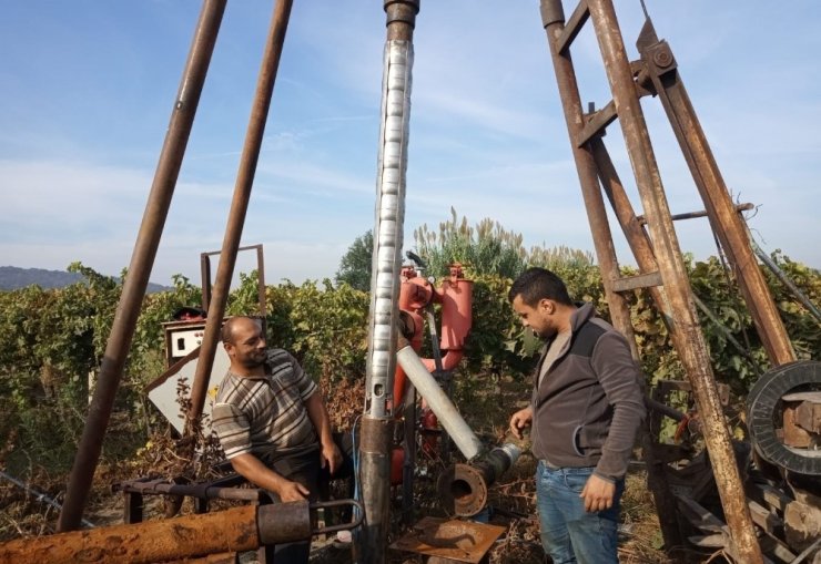 Sulama tesislerine büyükşehir desteği devam ediyor