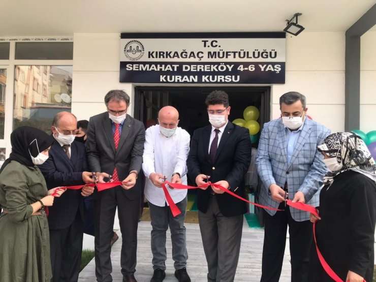 Kırkağaç’ta 4-6 yaş Kur’an Kursu hizmete girdi