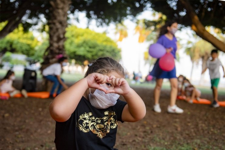 Dünya Kız Çocukları Günüde çocuklar doyasıya eğlendi
