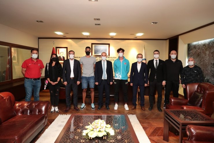Milli atletler, 2021 Tokyo Olimpiyatları’na Denizli’de hazırlanıyor