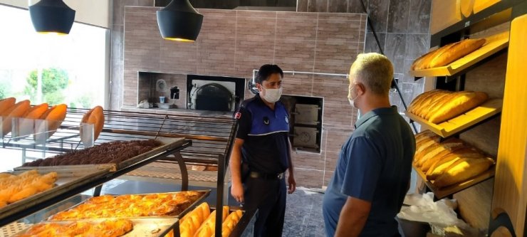 Zabıta ekipleri fırınları denetledi