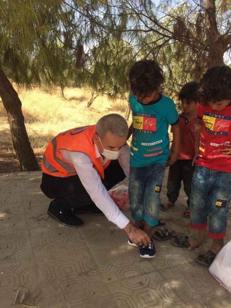 Pursaklar’dan Suriyelilere yardım