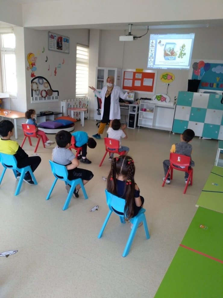 Yıldırımlı miniklere hijyen eğitimi