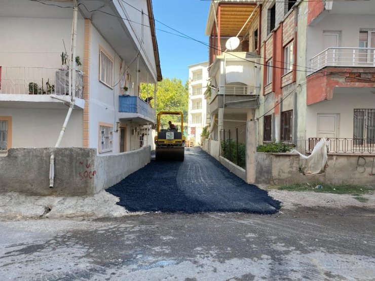 Mimar Sinan Mahallesinde asfalt çalışması
