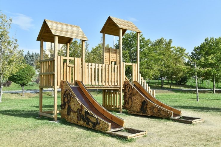 Başkentte atık ağaçlar sanat eserine dönüşüyor