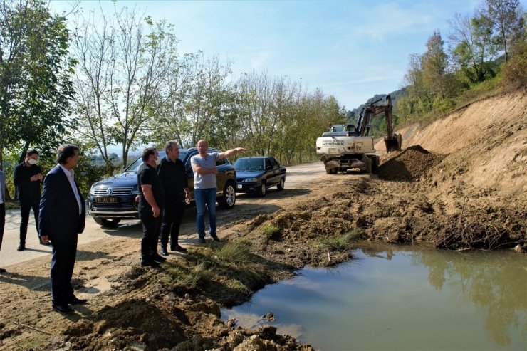 Başkan Koloğlu çalışmaları yerinde inceledi