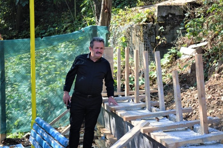 Başkan Koloğlu çalışmaları yerinde inceledi