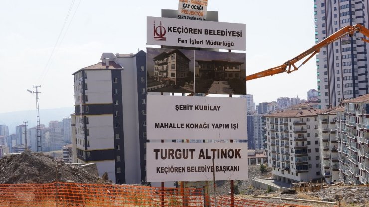 Keçiören’de yeni mahalle konağının temelleri atıldı