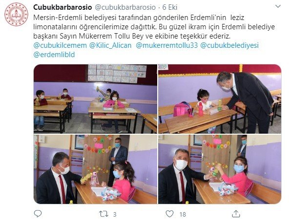 Başkan Tollu’ya teşekkür mektupları gelmeye devam ediyor