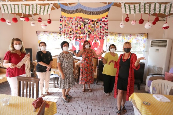 Mezitli Belediyesi Örgü Evi 3. sezonda da kapılarını açtı