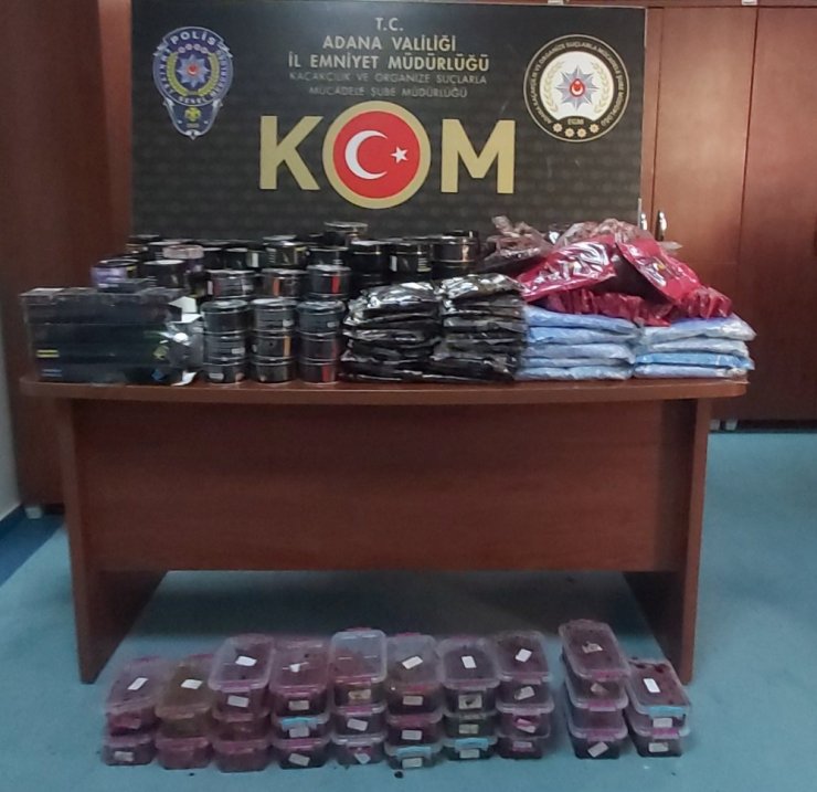 Adana’da kaçakçılık operasyonu