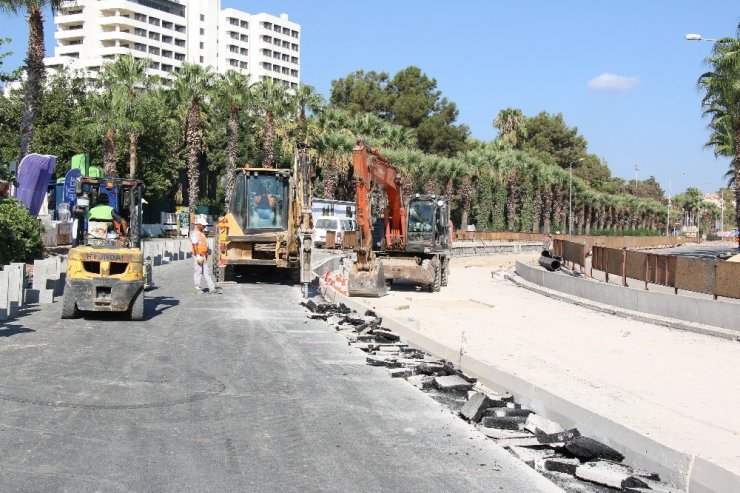 3. Etap Raylı Sistemde raylar Falez Kavşağı’na ulaştı