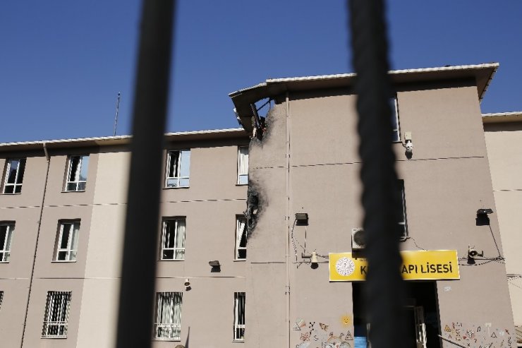 Balat’taki okulda şaşırtan görüntü