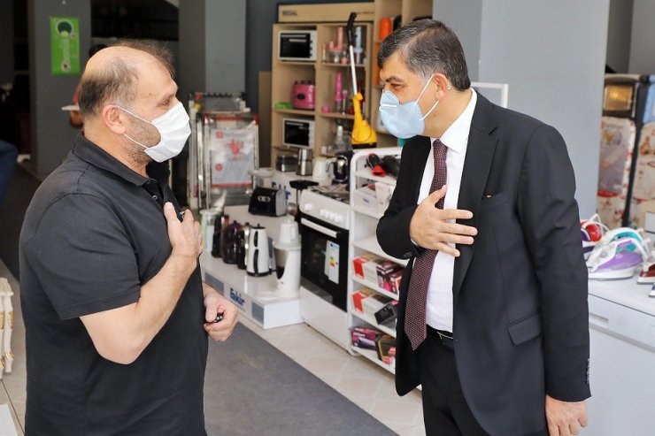 Başkan Fadıloğlu’ndan Esnaf Ziyareti