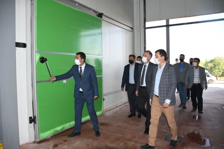 Soğuk hava deposu hizmet vermeye başladı