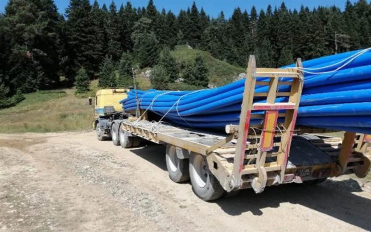 Muratdere grubu içme suyu isale hattı yenileme çalışmalarına başlandı