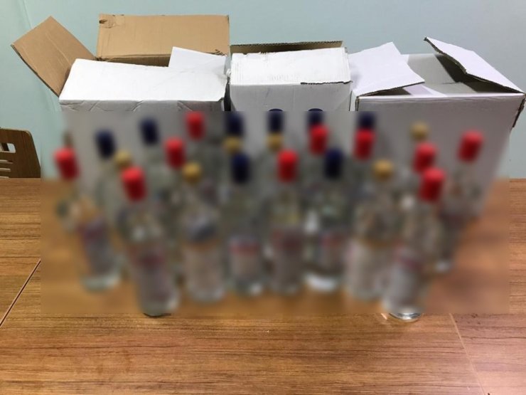 Tuzla’da sahte alkol operasyonu