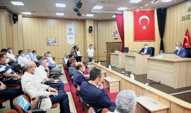 Şahinbey Belediye Başkanı Tahmazoğlu, Başkan Gültak ile buluştu