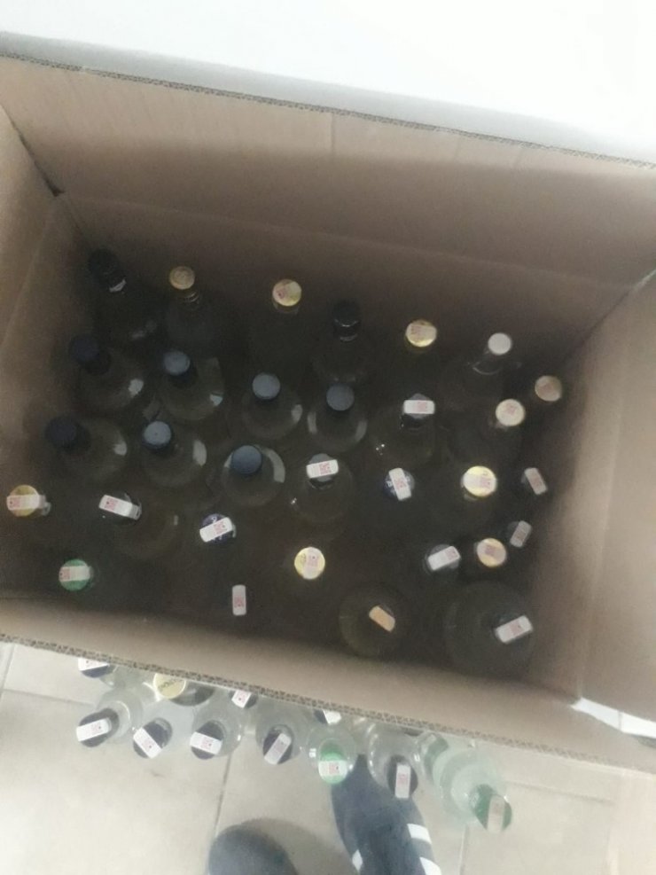 Başkent’te kaçak alkol operasyonunda 1 kişi gözaltına alındı
