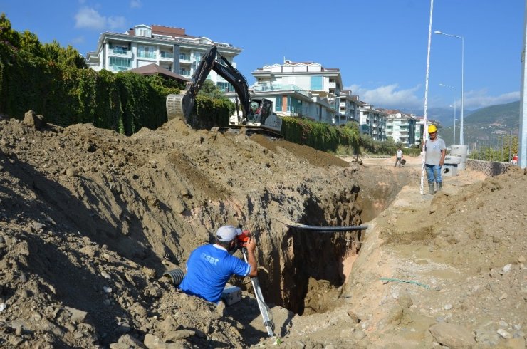 Büyükşehirden Alanya Oba Çarşamba’ya kanalizasyon