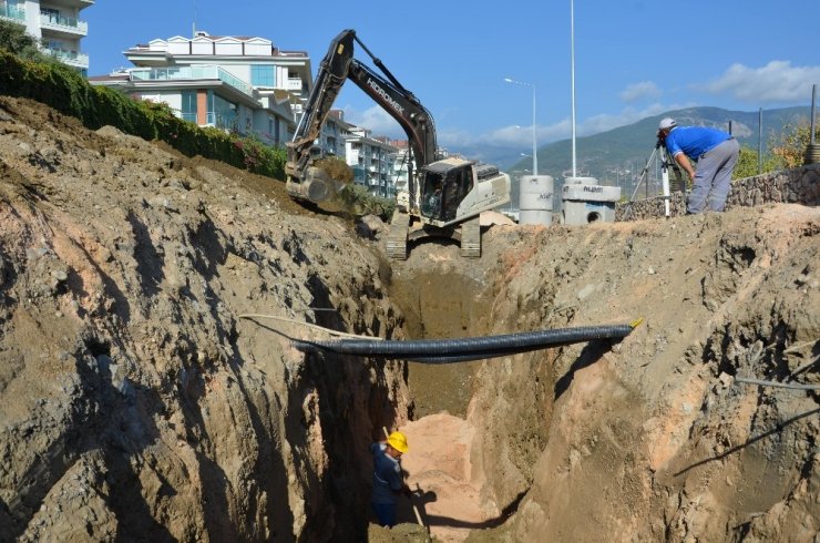 Büyükşehirden Alanya Oba Çarşamba’ya kanalizasyon