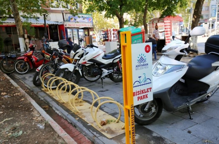 Bisiklet park uygulaması ilgi görüyor