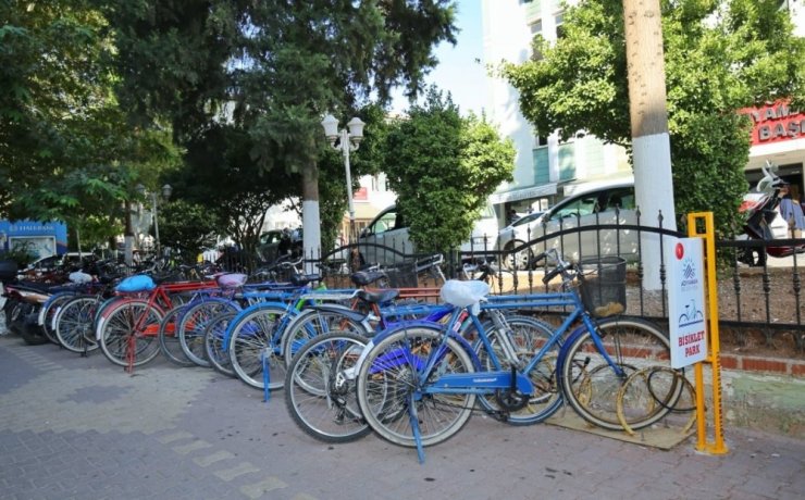 Bisiklet park uygulaması ilgi görüyor