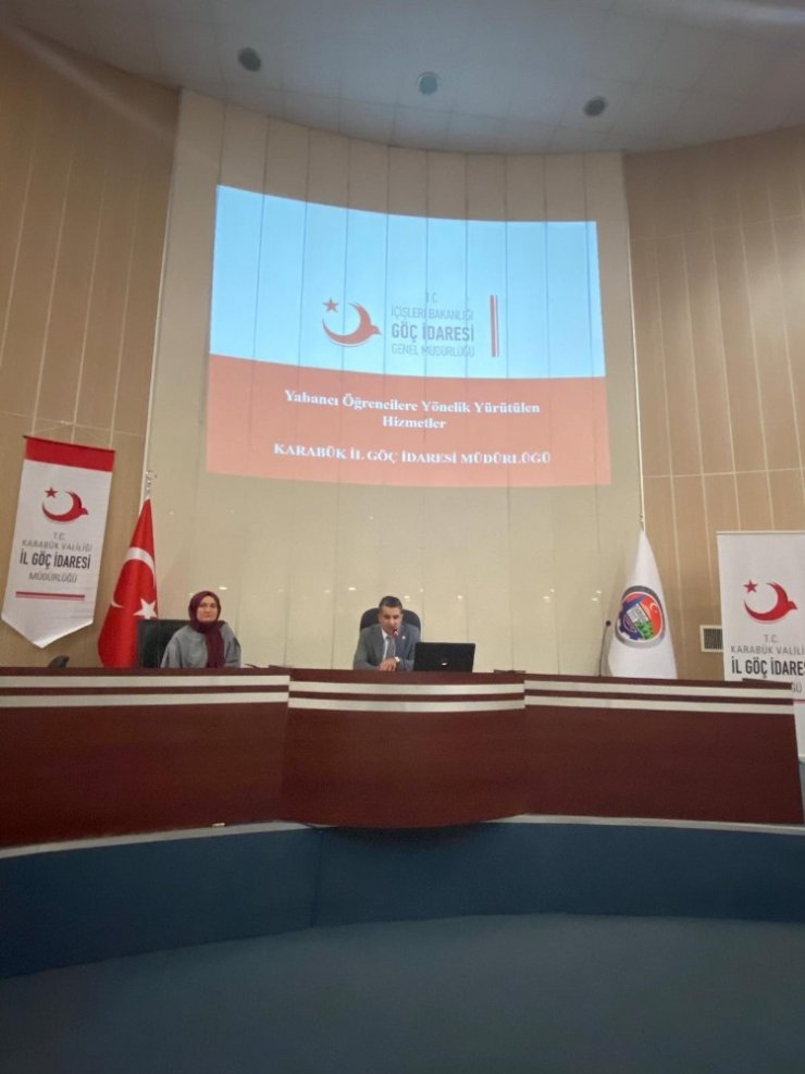 İl Göç İdaresi yabancı öğrencilerle buluştu