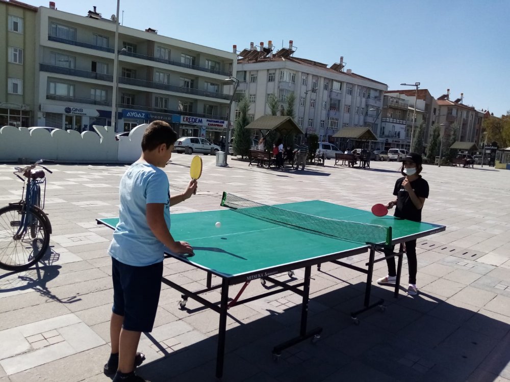 Karapınalı gençler 'Merkezim her yerde' etkinliğiyle eğlendi