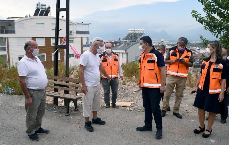 Tütüncü, çocukların park isteğini geri çevirmedi
