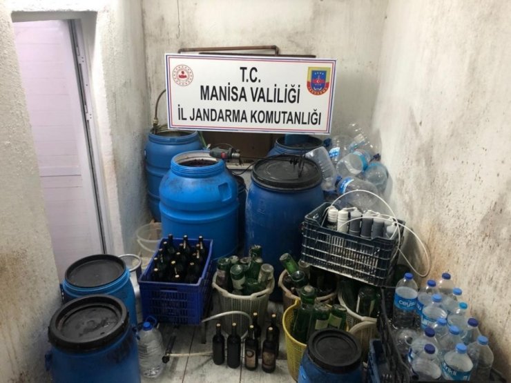 Manisa’da sahte içki operasyonu