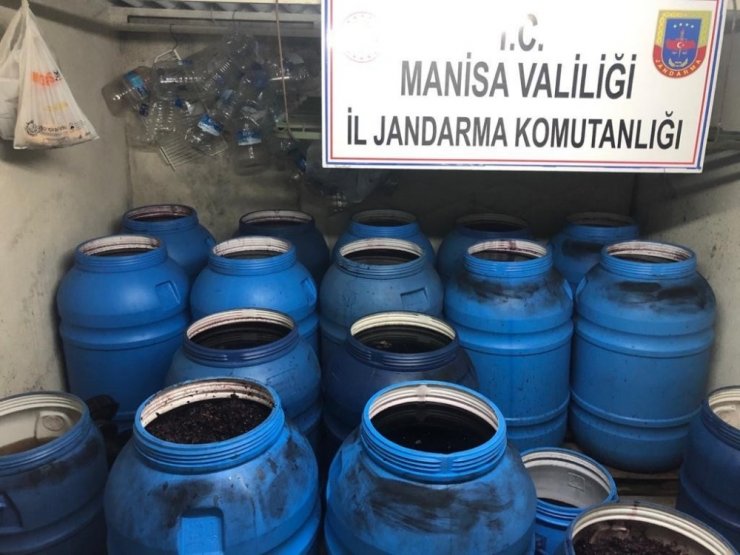 Manisa’da sahte içki operasyonu