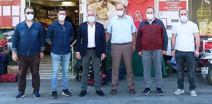 MÜSİAD üyeleri iş yerlerinde ziyaret ediyorlar