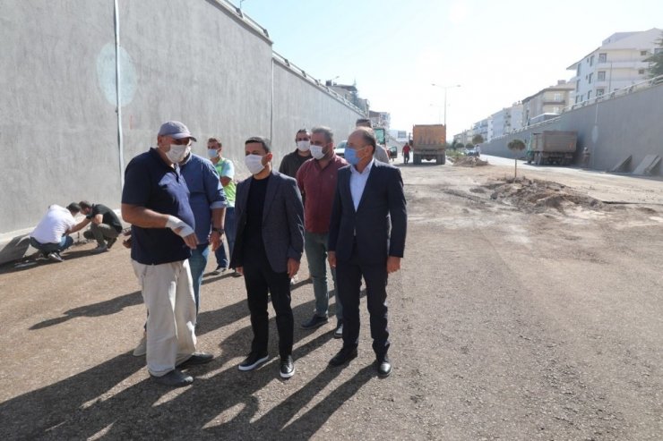 Başkan Arı, Şifa Köprülü Kavşağında çalışmaları inceledi