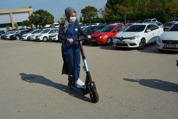 Yerli yazılıma sahip ‘Hey! Scooter’lar Bursa yollarında