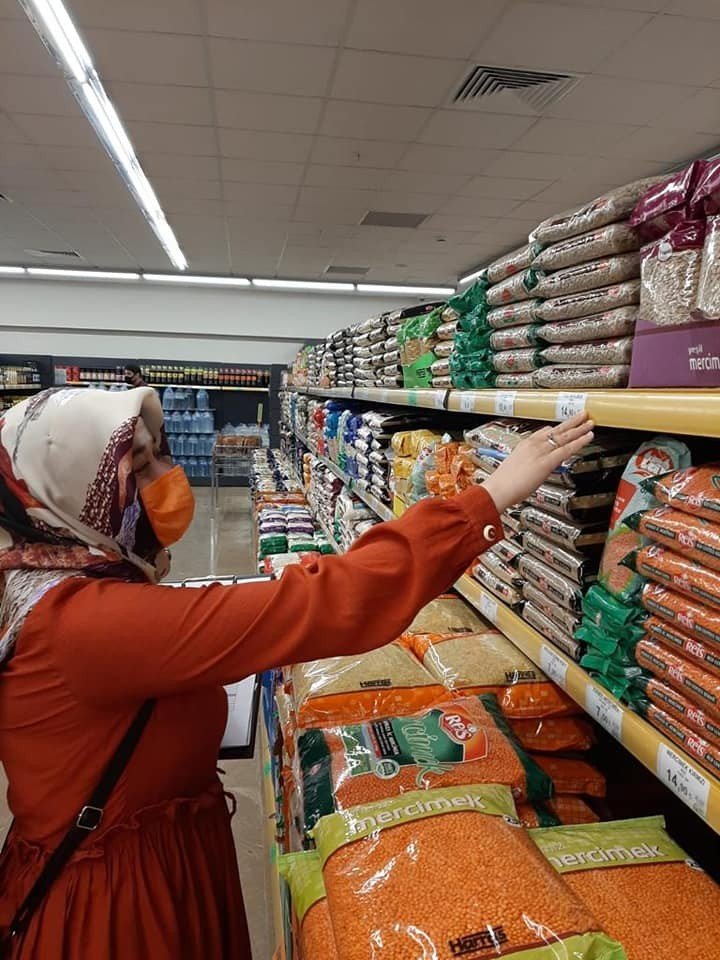 6 markette 26 ürün fiyatı alındı