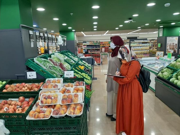 6 markette 26 ürün fiyatı alındı