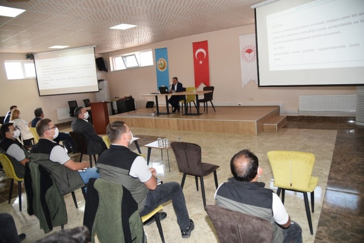 Orman Bölge Müdürlüğünde 45 yeni personele hizmet içi eğitim