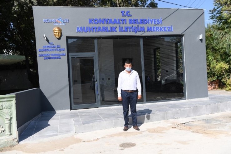 Konyaltı’na modern muhtarevleri